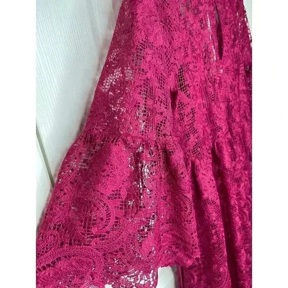Johnny Was Harper lace Maxi dress Smokey rose size S NWT - Picture 8 of 8
